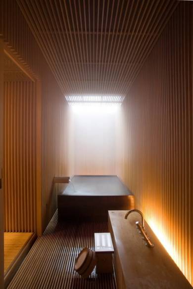 mẫu thiết kế phòng tắm đẹp của Fujiya Inn, Nhật Bản